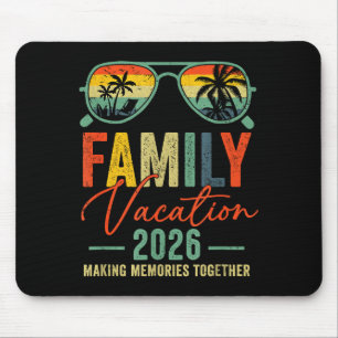 Family vacation 2026 beach matching summer vacatio mouse pad