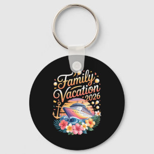 Family Vacation 2026 Cruise Adventure Crew Long Sl Key Ring