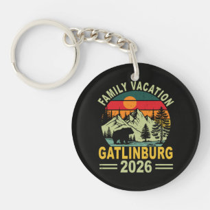 Family Vacation 2026 Gatlinburg Tennessee Key Ring
