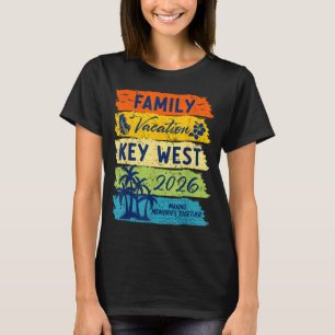 Family Vacation 2026 Key West Matching Summer Vaca T-Shirt