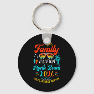 Family Vacation 2026 Myrtle Beach Matching Summer Key Ring