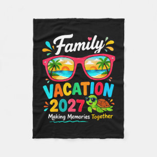 Family vacation 2026 summer beach family trips fleece blanket