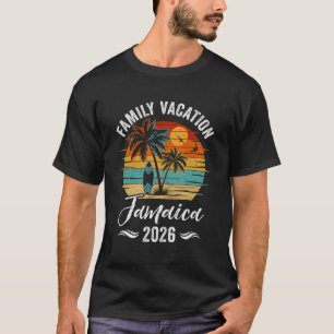 Family Vacation 2026 Vintage Jamaica Summer Matchi T-Shirt