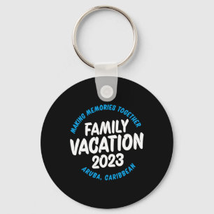 Family Vacation Aruba 2023 Key Ring