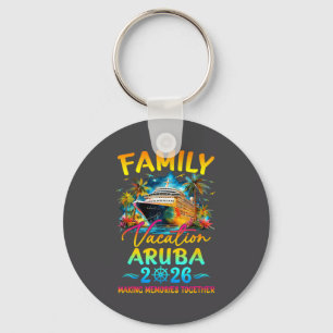 Family Vacation Aruba 2026 Matching Group Summer Key Ring