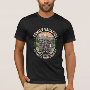 Family Vacation Asheville North Carolina Matching  T-Shirt
