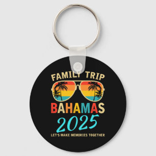 Family Vacation Bahamas 2025 Matching Group Summer Key Ring
