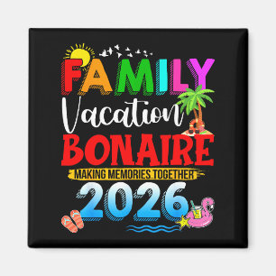 Family vacation bonaire 2026 matching group summer magnet