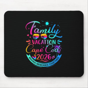 Family Vacation Cape Cod 2026 Palm Tree Gift Mouse Pad