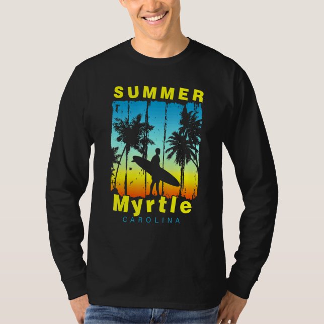 Family Vacation Carolina Myrtle Sunset Beach T-Shirt (Front)