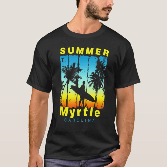 Family Vacation Carolina Myrtle Sunset Beach T-Shirt (Front)