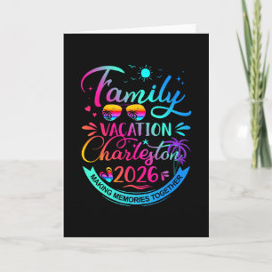 Family Vacation Charleston 2026 Palm Tree Gift Card