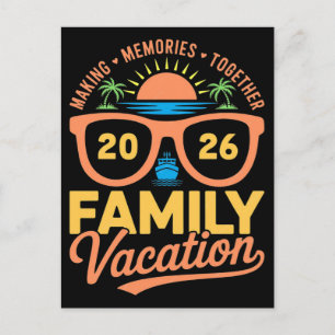 family vacation cruise shirts 2026 postcard