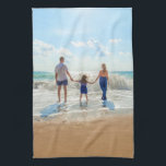 Family Vacation - Custom Photo Unique Your Design Tea Towel<br><div class="desc">Custom Photo - Unique Your Own Design Personalised Family / Friends or Personal Gift - Add Your Photo / Text / more - Resize and move or remove and add elements / image with customisation tool !</div>