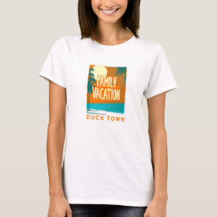 Family Vacation Duck Town Beach North Carolina T-Shirt