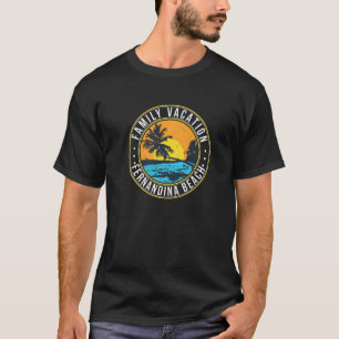 Family Vacation Fernandina Beach Beach Florida T-Shirt