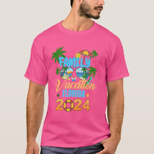 Family Vacation Florida 2024 Beach Summer Vacation T-Shirt