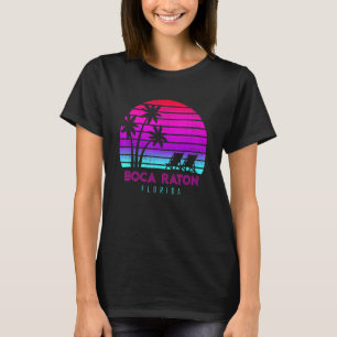 Family Vacation Florida Boca Raton Sunset Beach T-Shirt