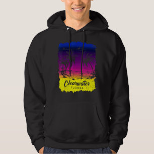 Family Vacation Florida Clearwater Sunset Beach Hoodie