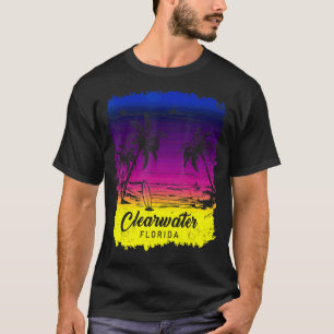 Family Vacation Florida Clearwater Sunset Beach T-Shirt