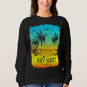 Family Vacation Florida Key West Sunset Beach Sweatshirt
