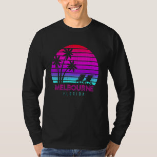 Family Vacation Florida Melbourne Sunset Beach T-Shirt