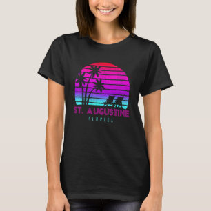 Family Vacation Florida St Augustine Sunset Beach T-Shirt