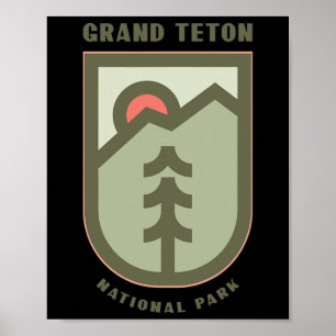 Family Vacation Gift - Grand Teton National Park Poster