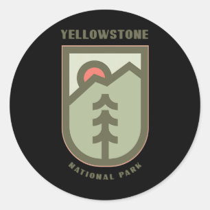 Family Vacation Gift - Yellowstone National Park Classic Round Sticker