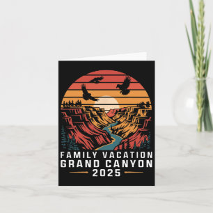 Family Vacation Grand Canyon 2025 Family Vacation Card