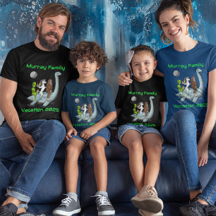 Family Vacation Group Tee Bigfoot Unicorn Alien