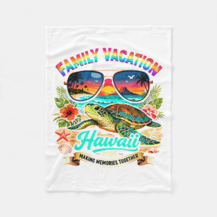 Family Vacation Hawaii 2026 Making Memories Fleece Blanket