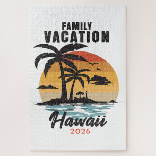 Family Vacation Hawaii 2026 Tropical Jigsaw Puzzle