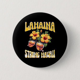 Family Vacation Hawaiian Lahaina Strong Maui Hawai 6 Cm Round Badge