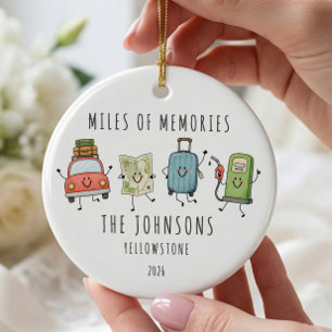 Family Vacation Keepsake Ornament