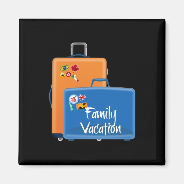 Family Vacation Magnet (Front)