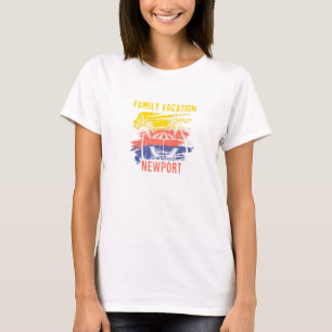 Family Vacation Newport Holiday Rhode Island Festi T-Shirt