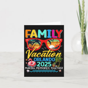 Family Vacation Orlando 2025 Summer Matching Group Card