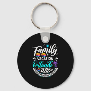 Family Vacation Orlando 2026 Beach Summer Vacation Key Ring