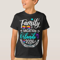 Family Vacation Orlando 2026 Matching Summer Vacat