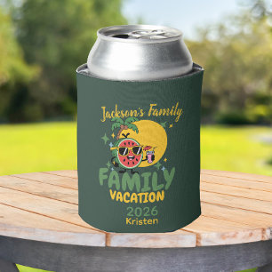 Family vacation personalised name matching can cooler