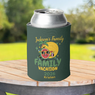 Family vacation personalised name matching can cooler