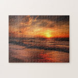 family vacation personalised souvenir sunset photo jigsaw puzzle<br><div class="desc">customise with your photo for any occasion,  special gift or souvenir from your vacation or use this photo.</div>