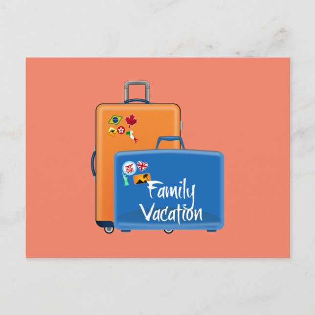 Family Vacation Postcard (Front)