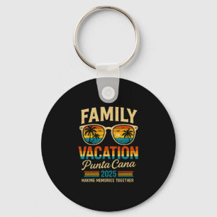 Family Vacation Punta Cana 2025 Matching Holiday S Key Ring