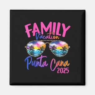 Family Vacation Punta Cana 2025 Matching Holiday S Magnet