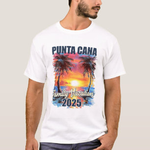 Family Vacation Punta Cana 2025 Summer Trip Matchi T-Shirt