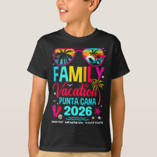 Family Vacation Punta Cana 2026 Matching Holiday T-Shirt