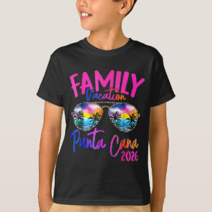 Family Vacation Punta Cana 2026 Matching Holiday T-Shirt
