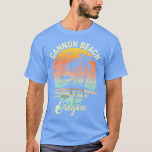 Family Vacation Retro Oregon Cannon Beach T-Shirt